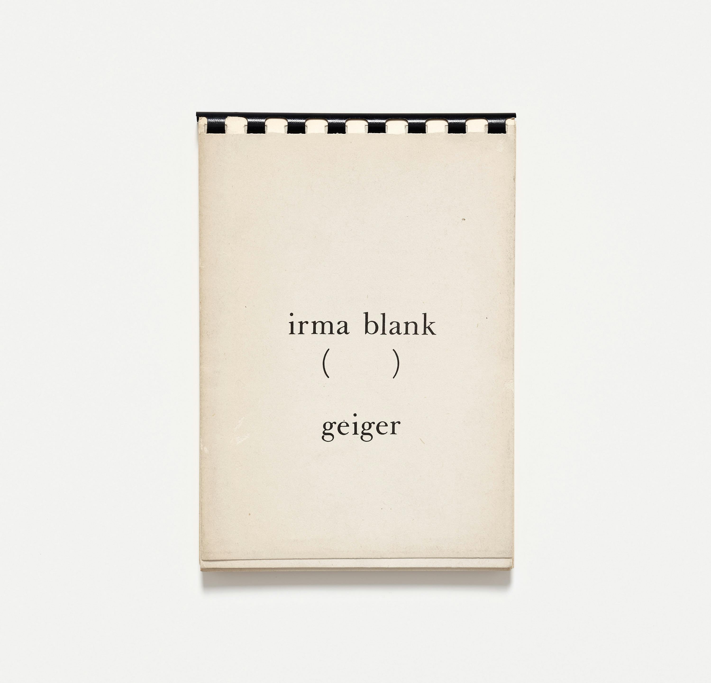 Irma Blank - ()