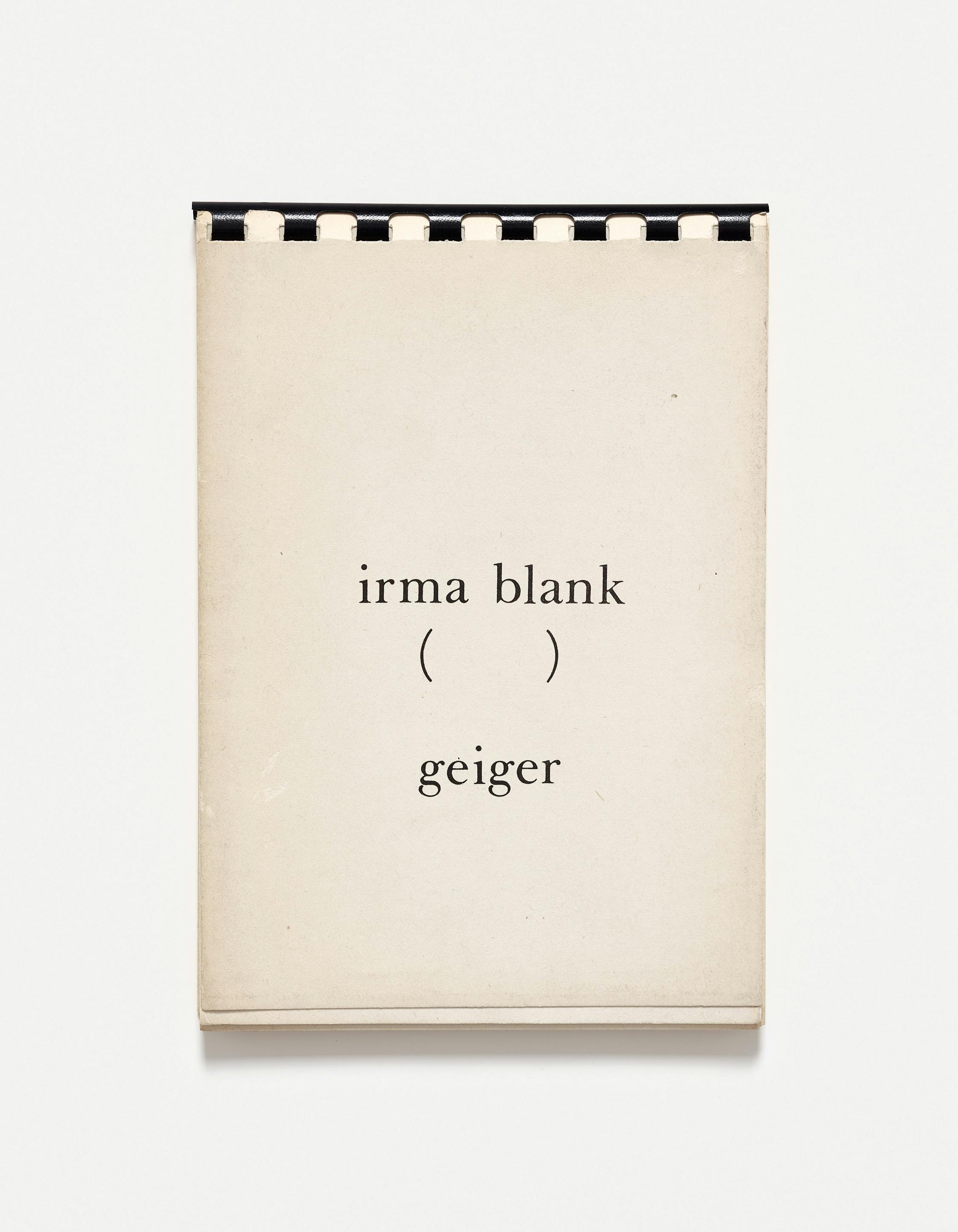 Irma Blank - () Irma Blank - ()