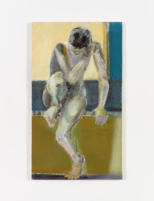 Merlin James - Untitled (Model) Merlin James - Untitled (Model)