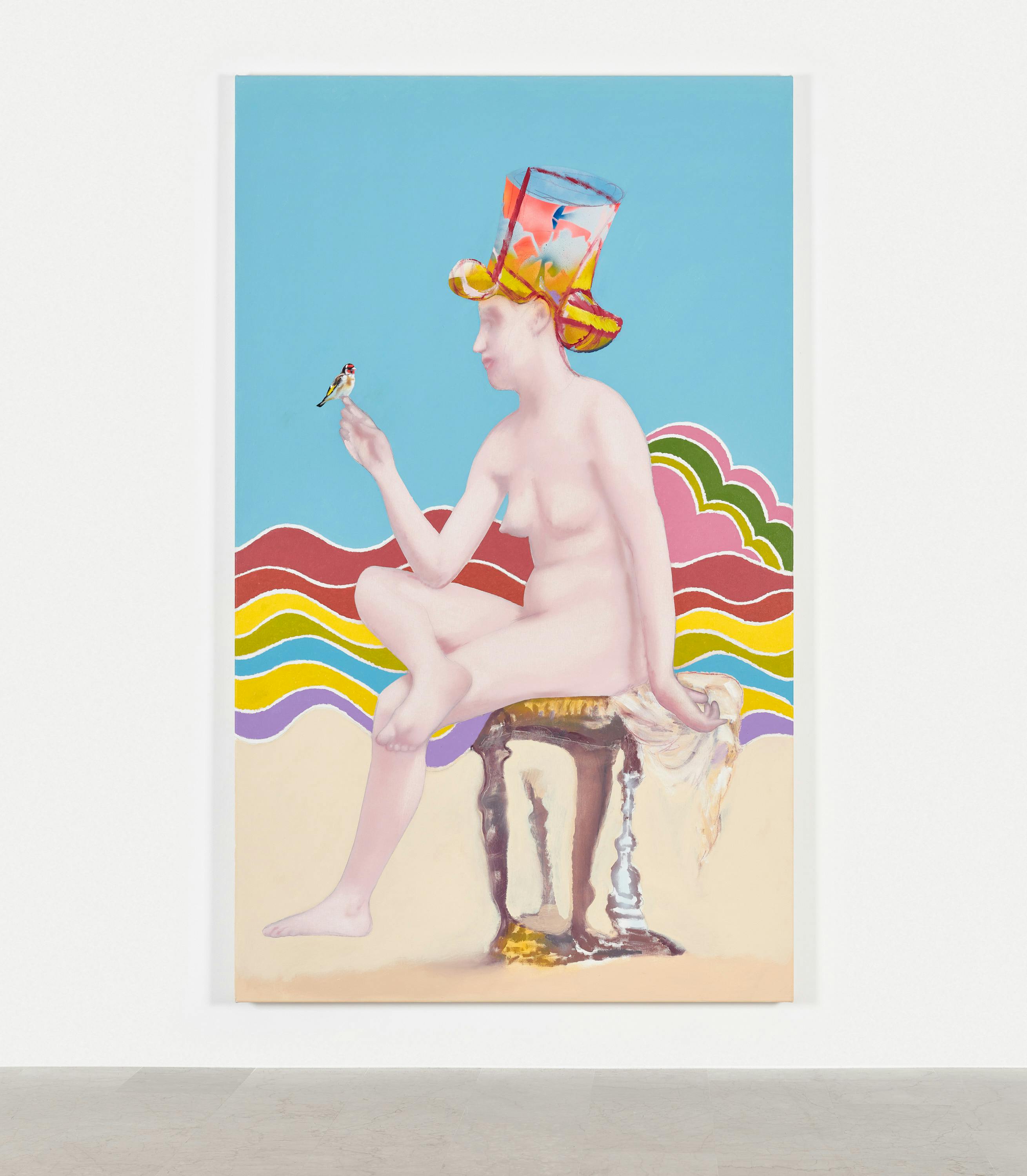 Alessandro Pessoli - Figura del cardellino, 2023