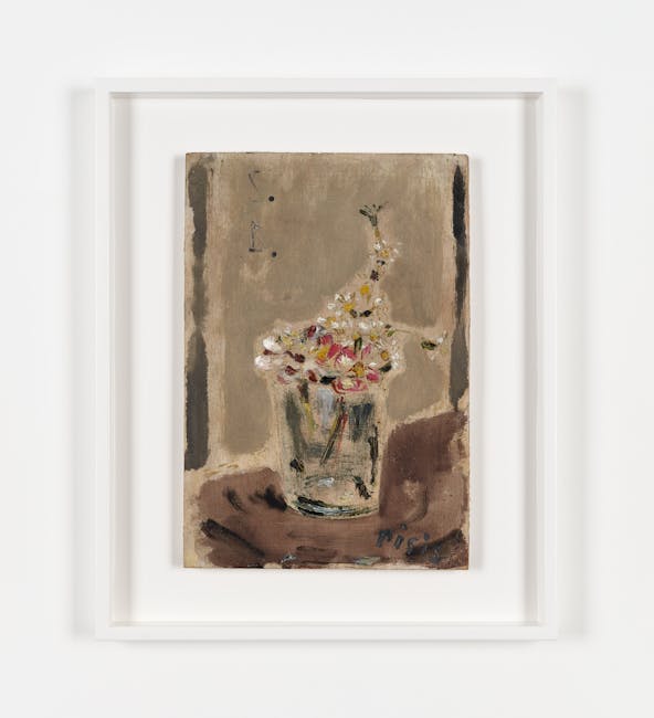 Filippo de Pisis - Fiori nel bicchiere