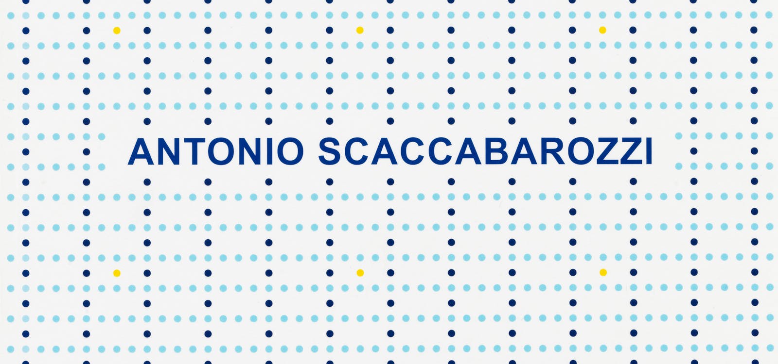 Antonio Scaccabarozzi - Antologica 1965–2008 Antonio Scaccabarozzi - Antologica 1965–2008
