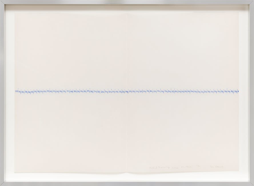Irma Blank - Global crossing vom 15.Mai‘16