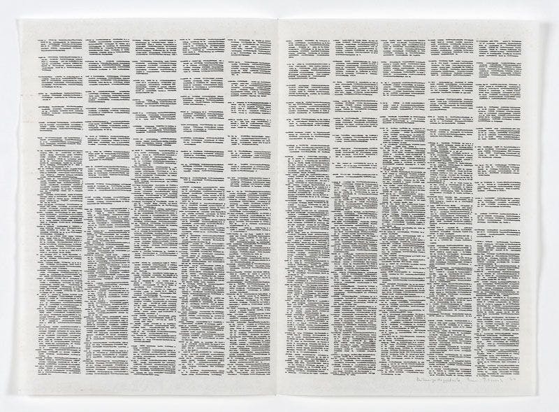 Irma Blank - Trascrizioni, Kurz-Texte Irma Blank - Trascrizioni, Kurz-Texte