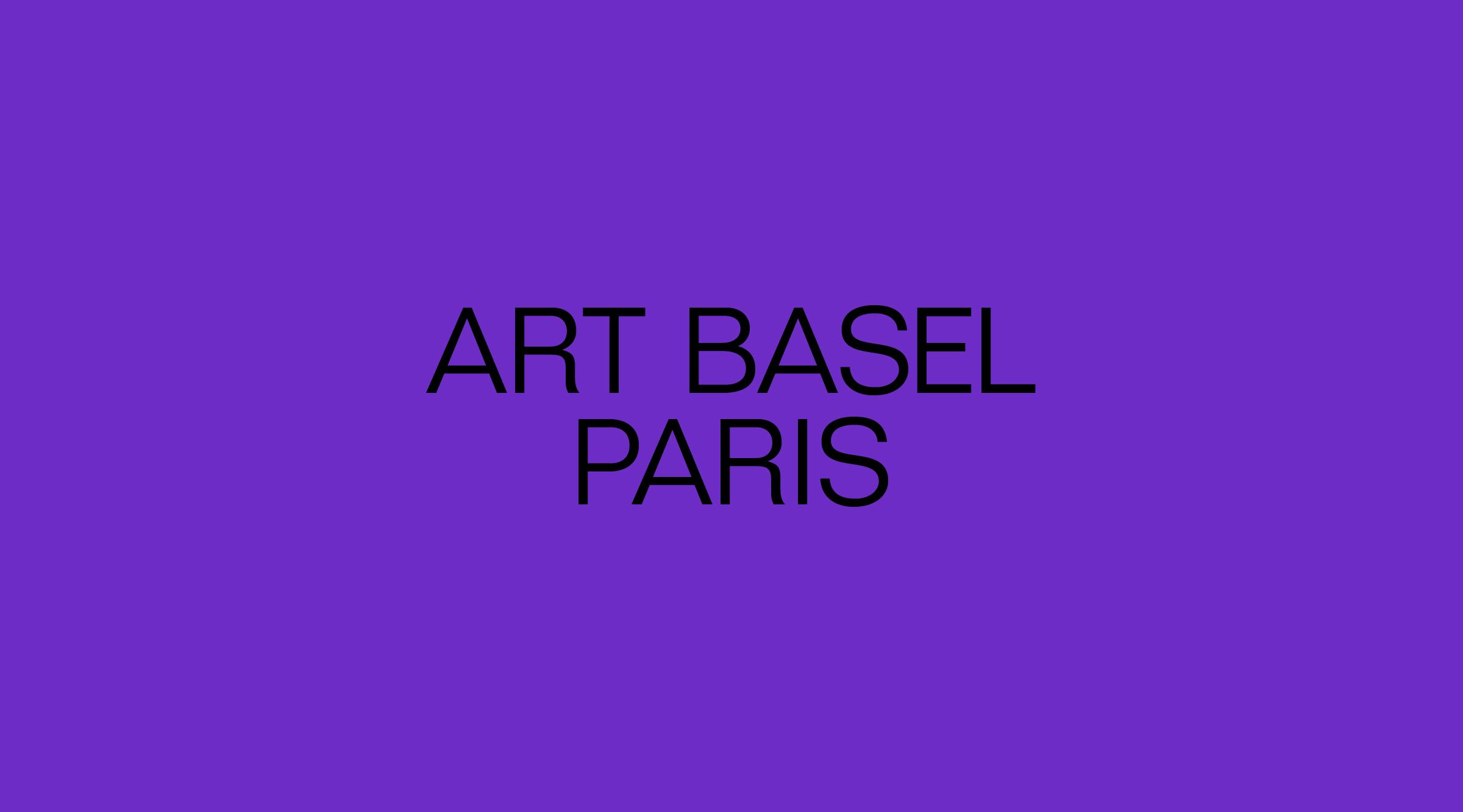 Art Basel Paris 2026
