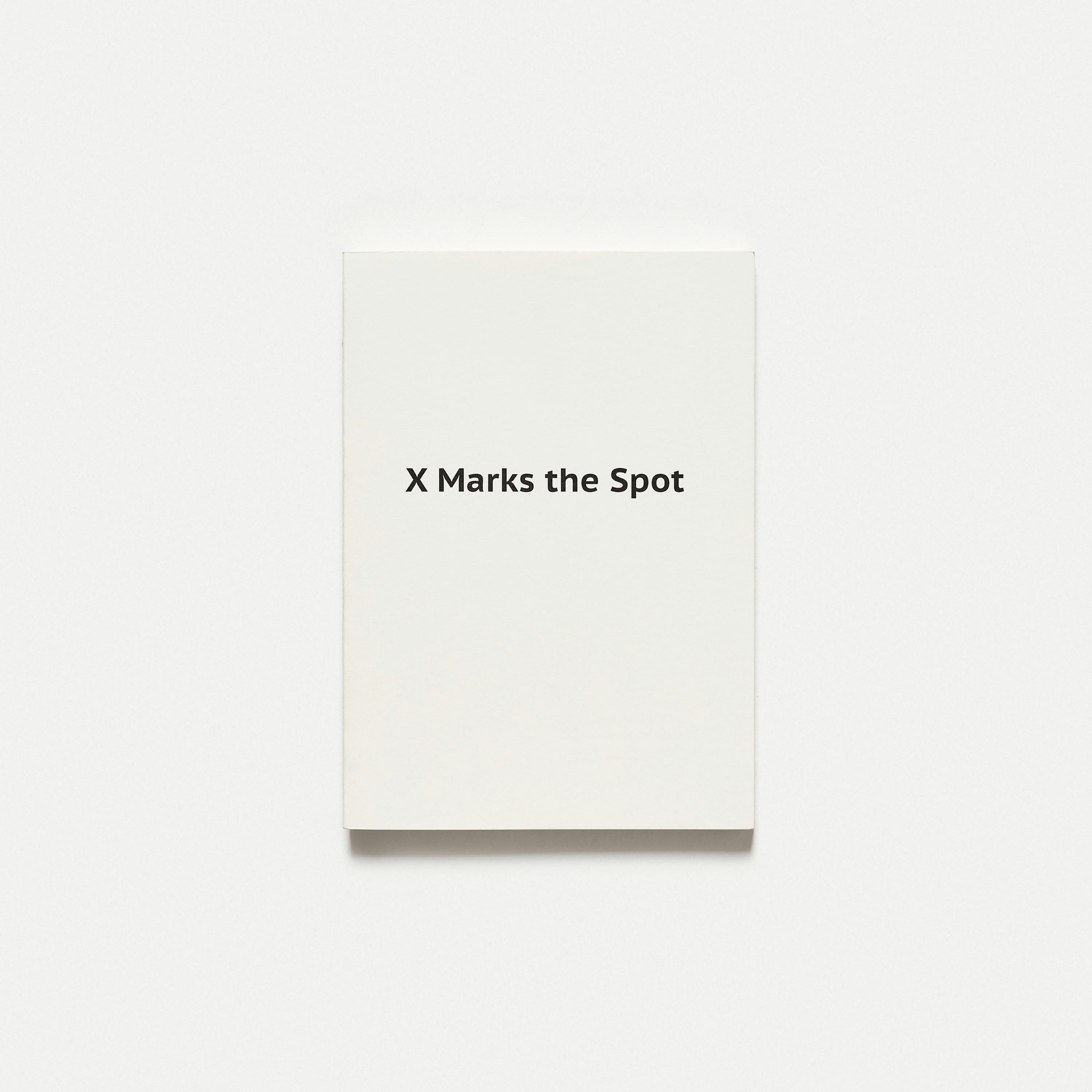 Joachim Schmid - X marks the spot