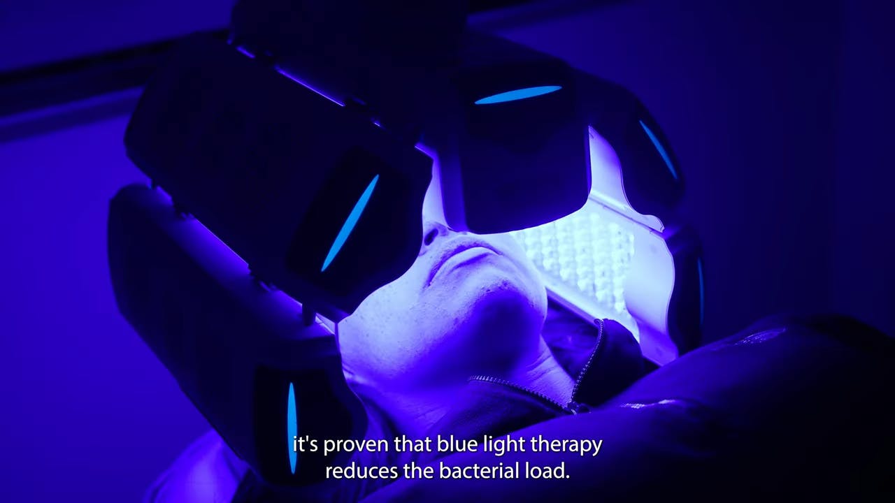 Patient receiving Exilir MD treatment