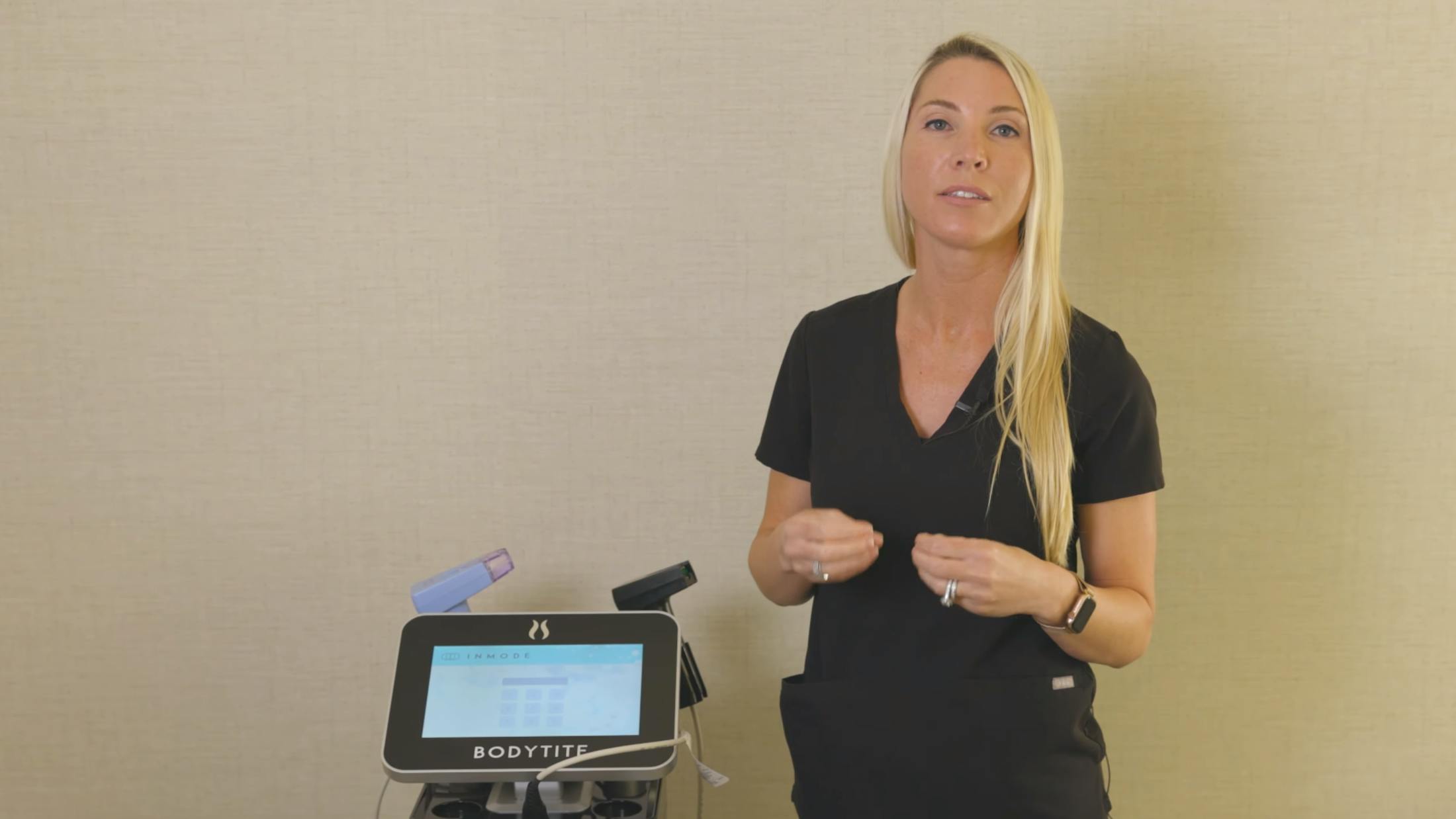 Elizabeth Marley, RN explains the Morpheus8 machine and it's uses