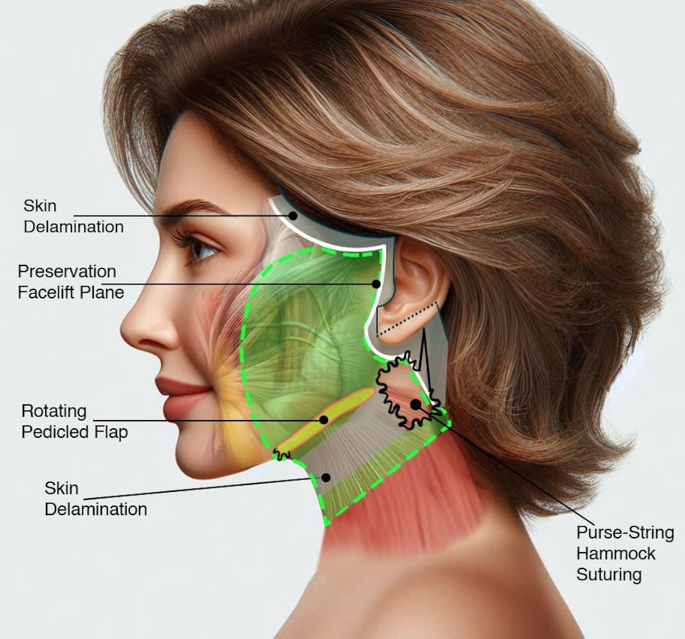 Estiramiento facial profundo versus estiramiento facial preservado