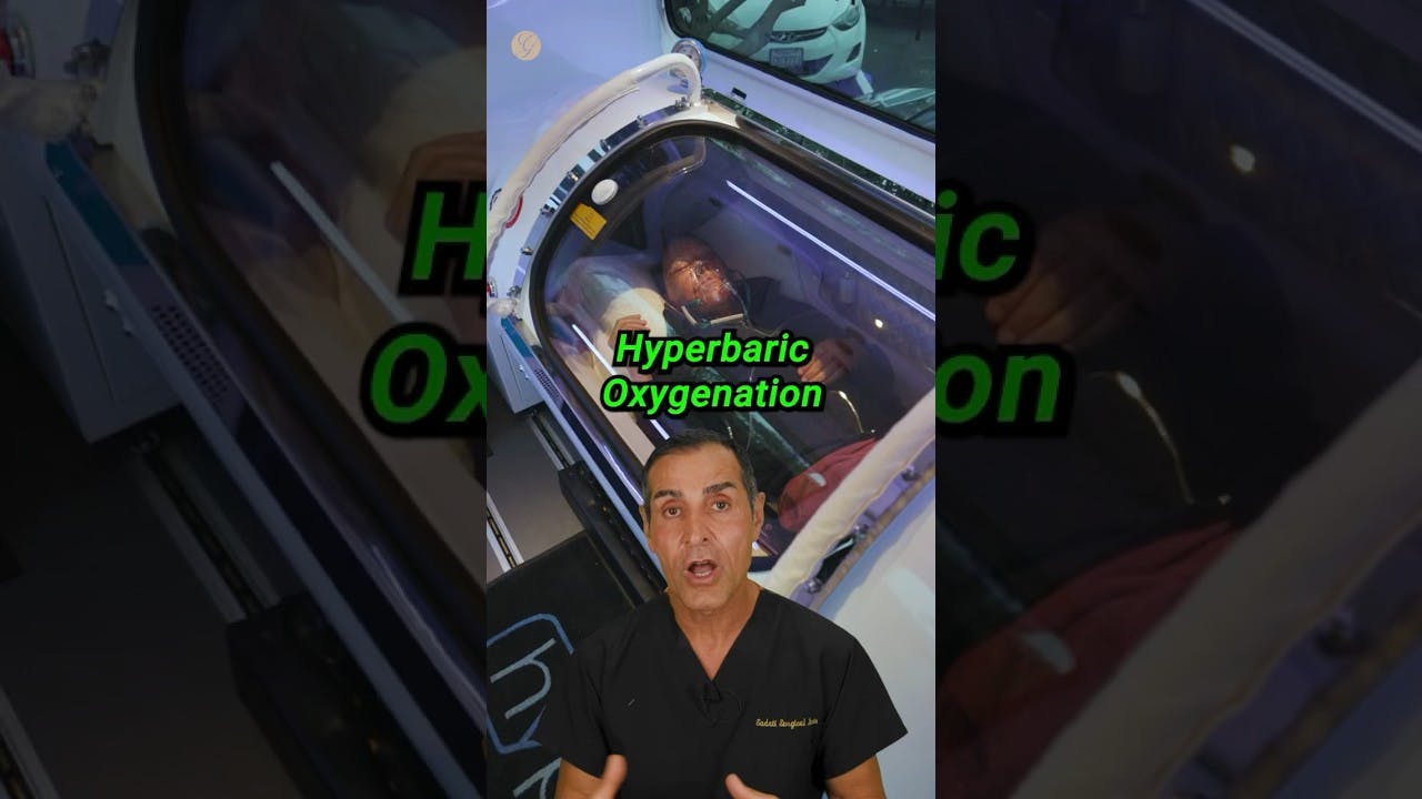 Dr. Sadati discussing Hyperbaric Oxygenation