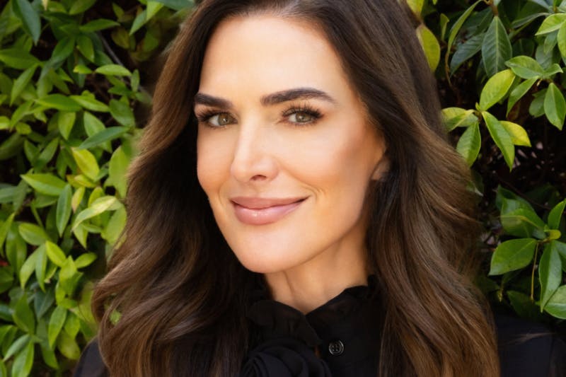 woman with dark hair