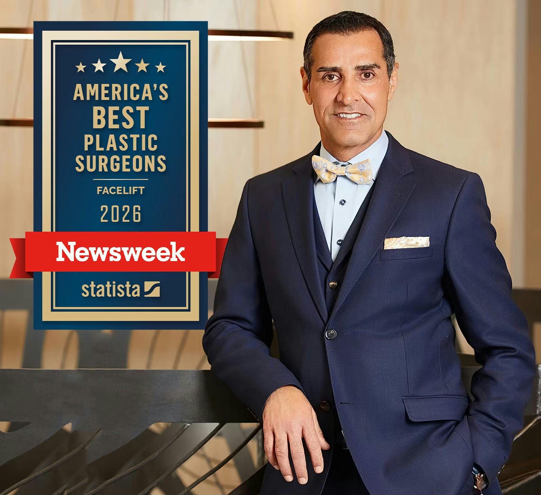Dr. Kevin Sadati Named by Newsweek America's Best Plastic Surgeons 2026 for Facelift Surgery