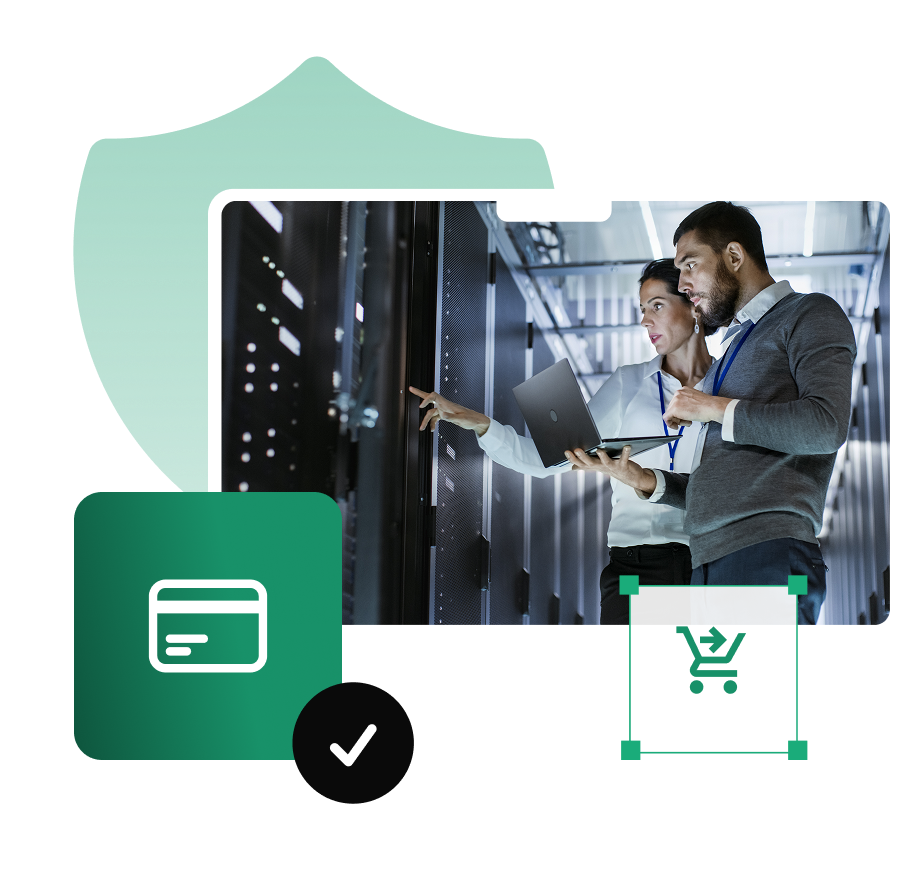 Specjaliści IT monitorujący serwery w centrum danych – infrastruktura i zabezpieczenia platformy e-commerce IdoSell