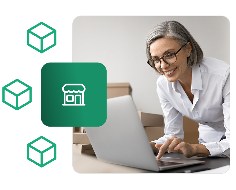 Właścicielka sklepu internetowego zarządzająca sprzedażą na marketplace z poziomu panelu IdoSell