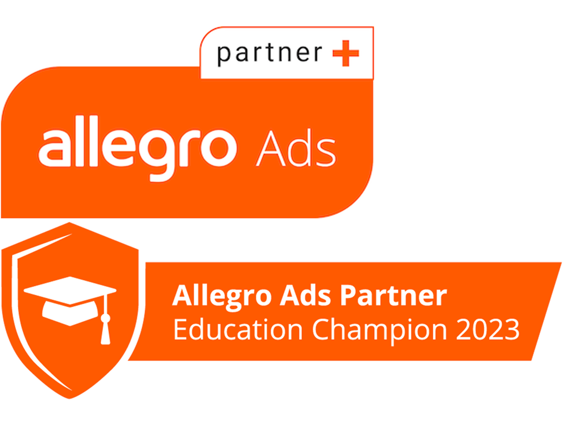 Logotyp Allegro Ads Partner - Education Champion 2023