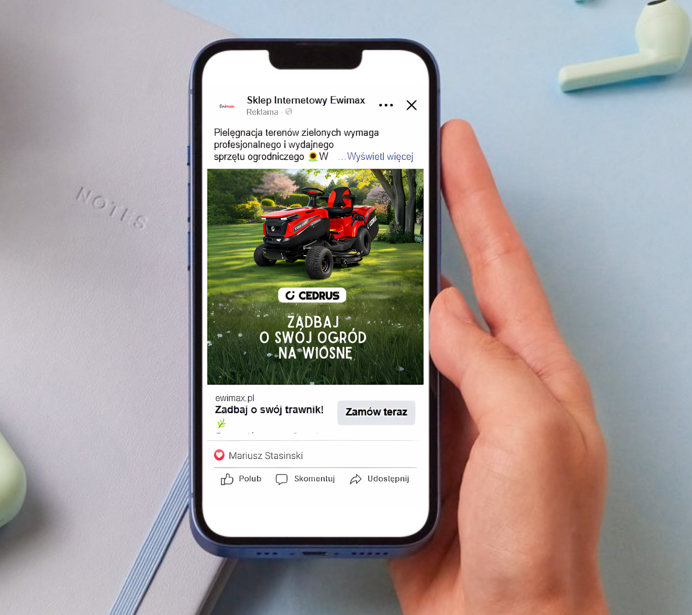 Przykładowa kreacja graficzna Traffic Trends