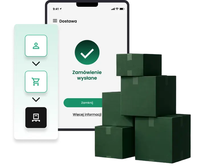 Realizacja zamówienia na tablecie