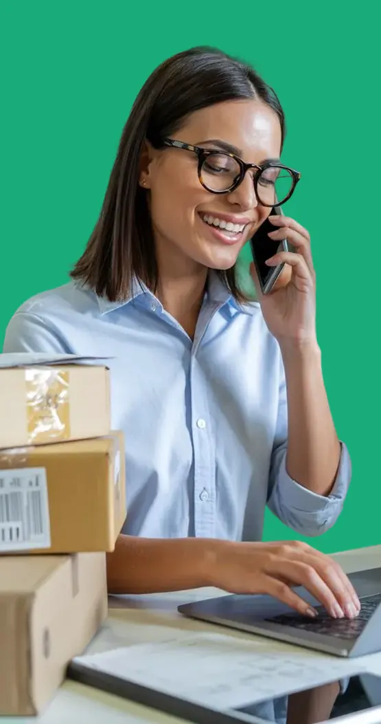 Kobieta rozmawiająca przez telefon