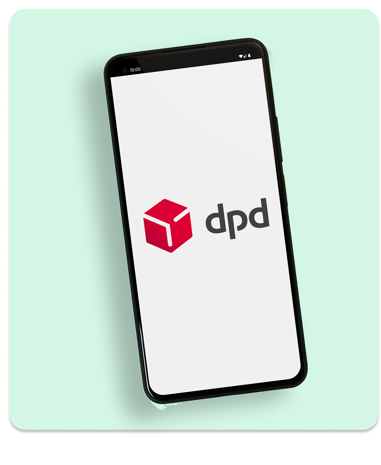 Smartfon z logo DPD