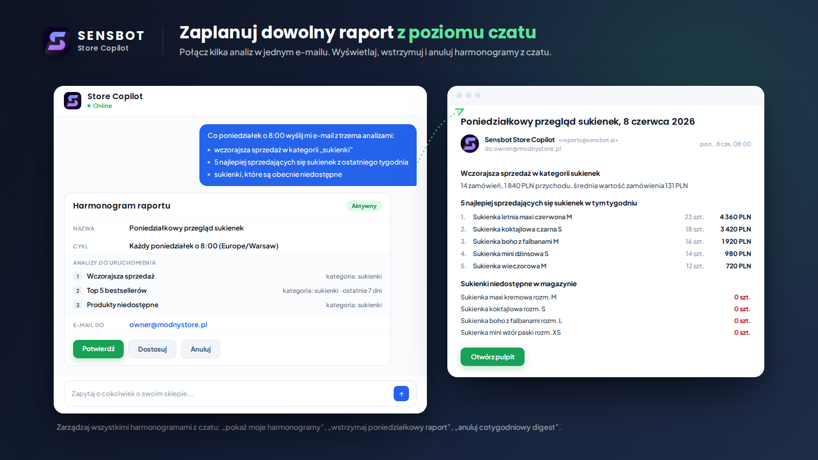 Sensbot Store Copilot Sensbot Store Copilot IdoSell Adds