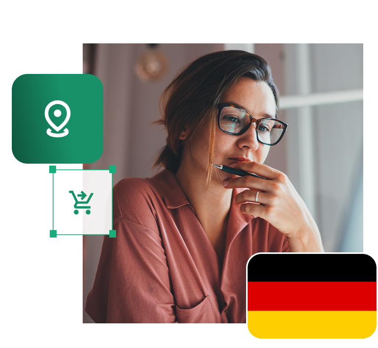 Sprzedaż do Niemiec z IdoSell – sklep internetowy i integracje cross-border Kobieta planująca sprzedaż internetową do Niemiec z platformą IdoSell