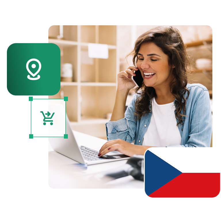 Sprzedaż do Czech z IdoSell – sklep internetowy i integracje cross-border Kobieta zarządzająca sprzedażą internetową do Czech z platformą IdoSell.
