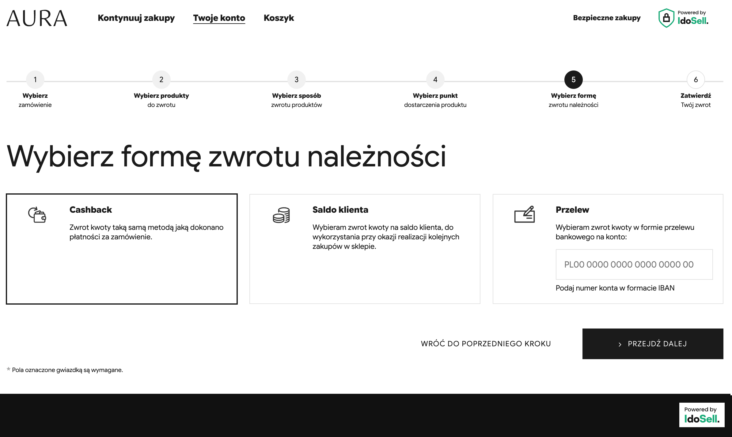 forma zwrotu należności forma zwrotu należności