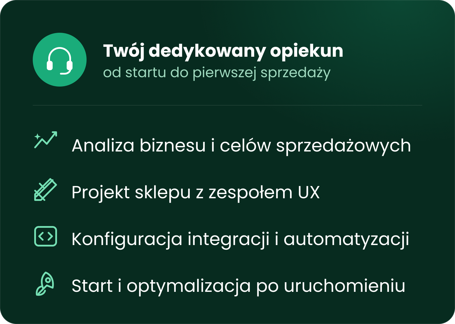 Twój dedykowany opiekun sprzedaży Twój dedykowany opiekun sprzedaży