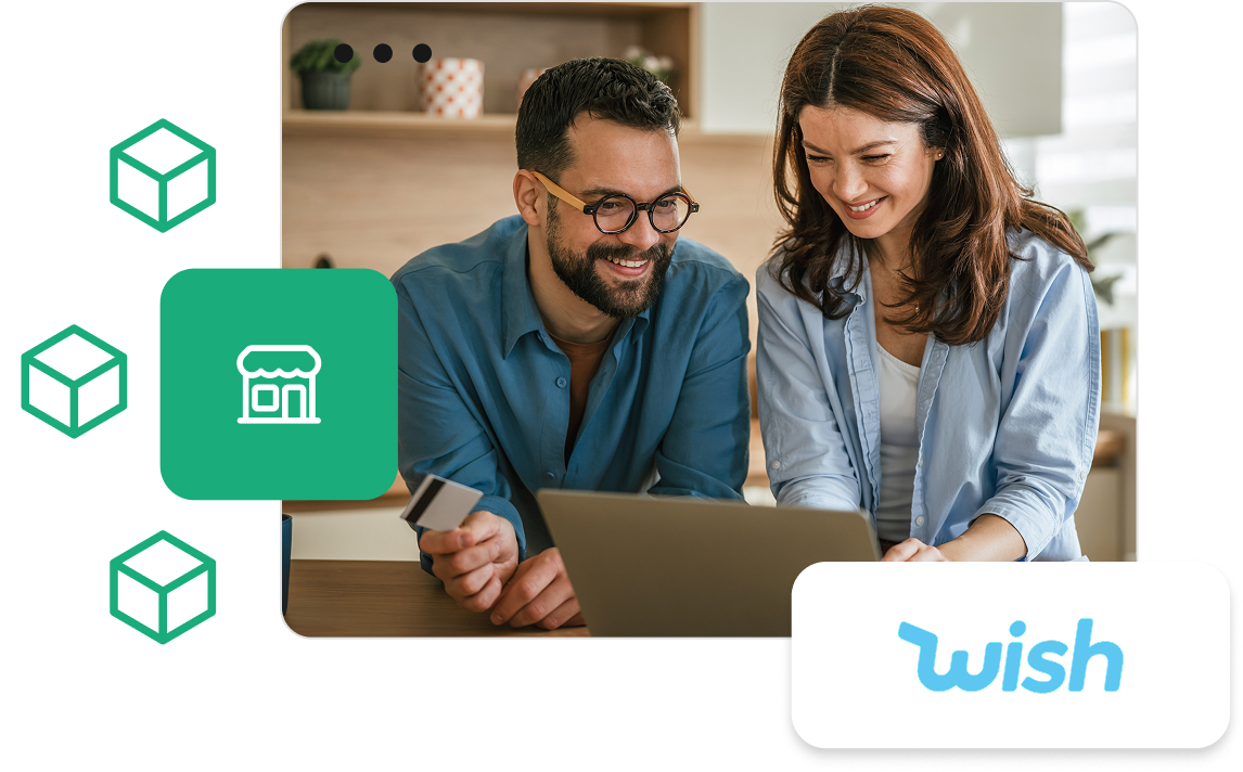 Para kupujących płaci kartą za zakupy online - integracja IdoSell z marketplace Wish