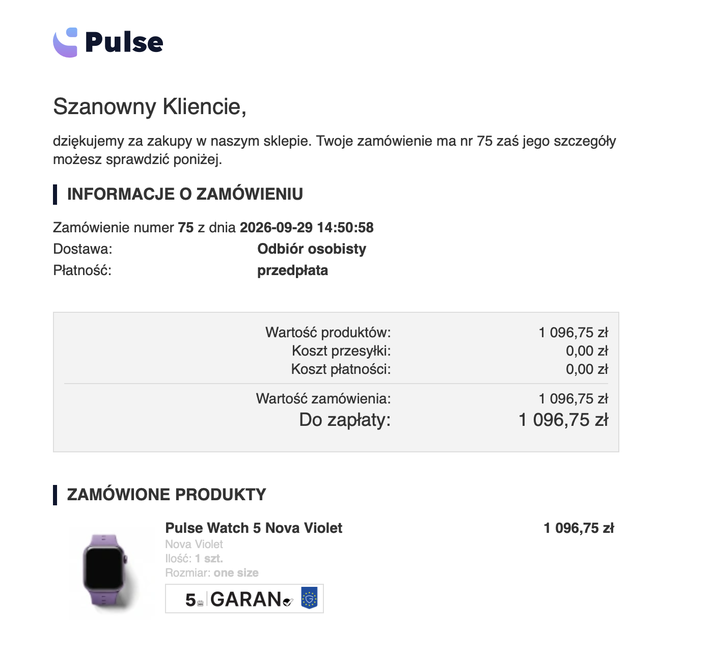 garan email