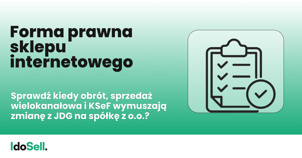 Forma prawna sklepu internetowego