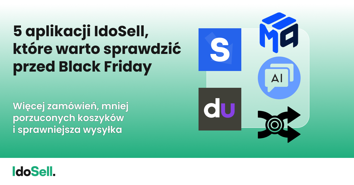 5 aplikacji polecanych przez IdoSell na Black Friday