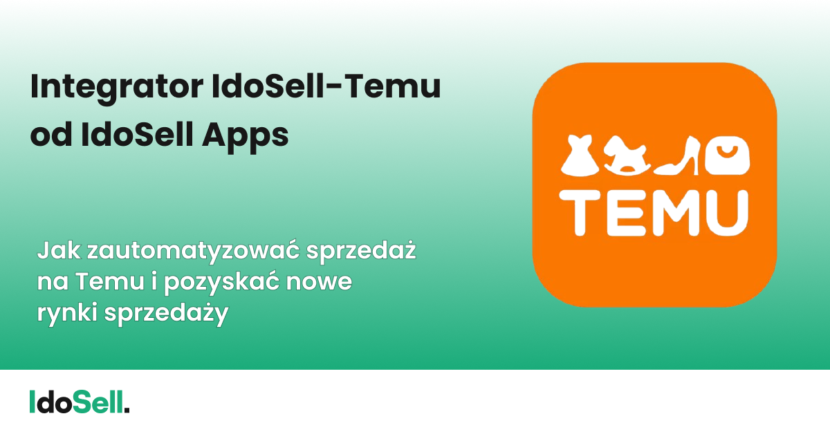 Integrator IdoSell-Temu
od IdoSell Apps1