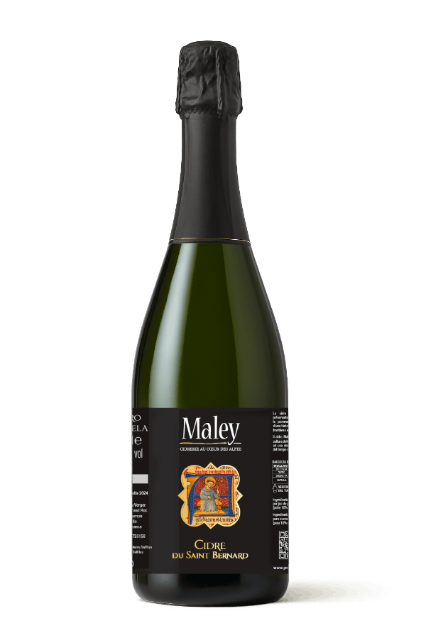 Ancestral method mountain cider. Elegant and mineral, with fine bubbles, notes of green apple and white flowers. Fresh and dry, it is an Alpine alternative to sparkling wine.