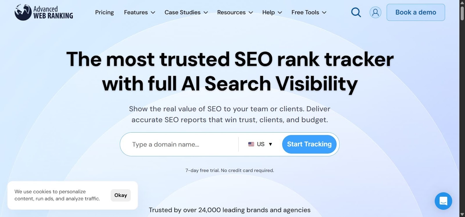 SERP position monitoring software