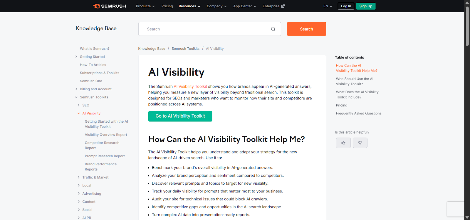 AI search performance tools
