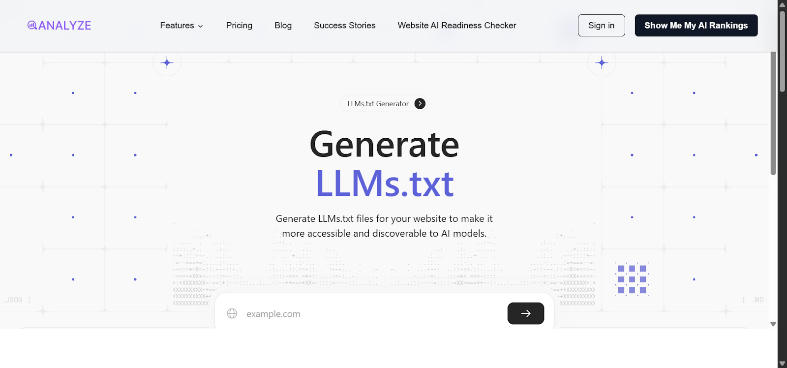 llm.txt file generator