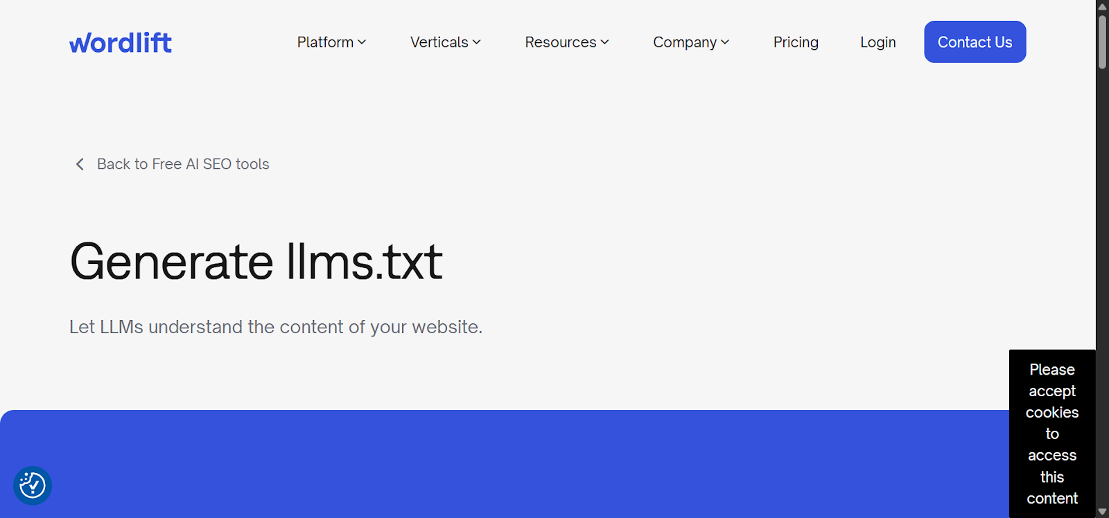 llm indexing control