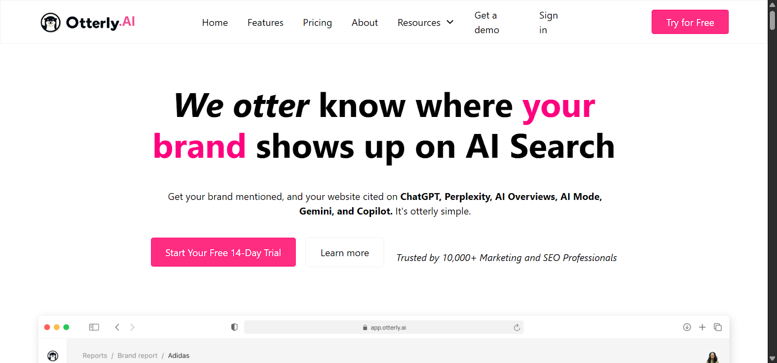 AI search market share tracking
