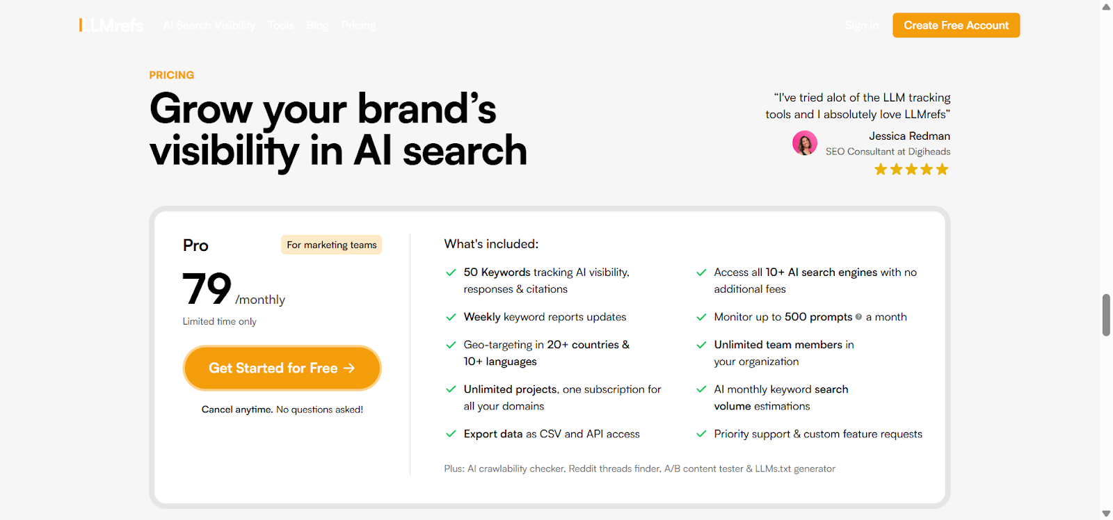 AI content visibility tracking