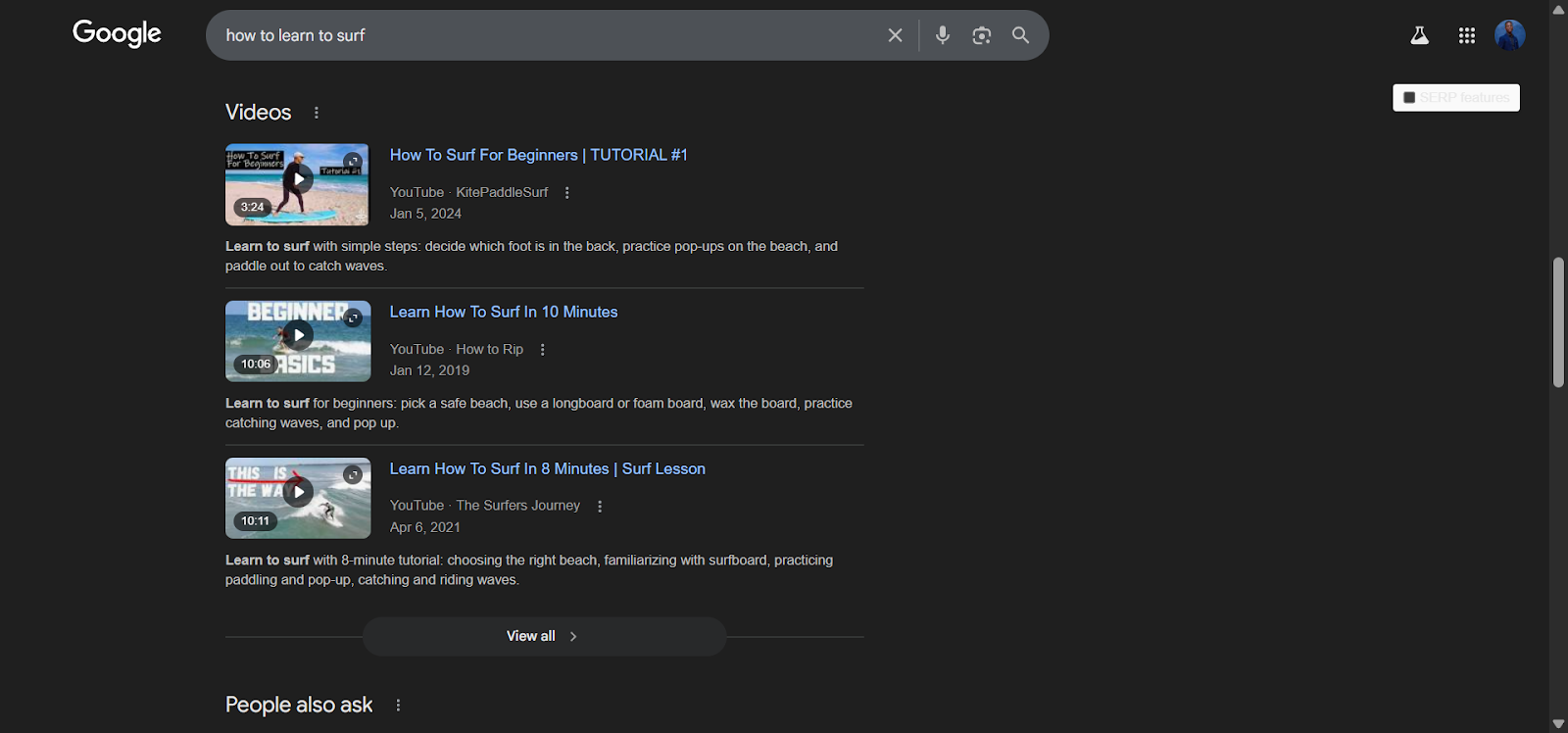 [Screenshot: YouTube video with optimized title, description, and thumbnail]