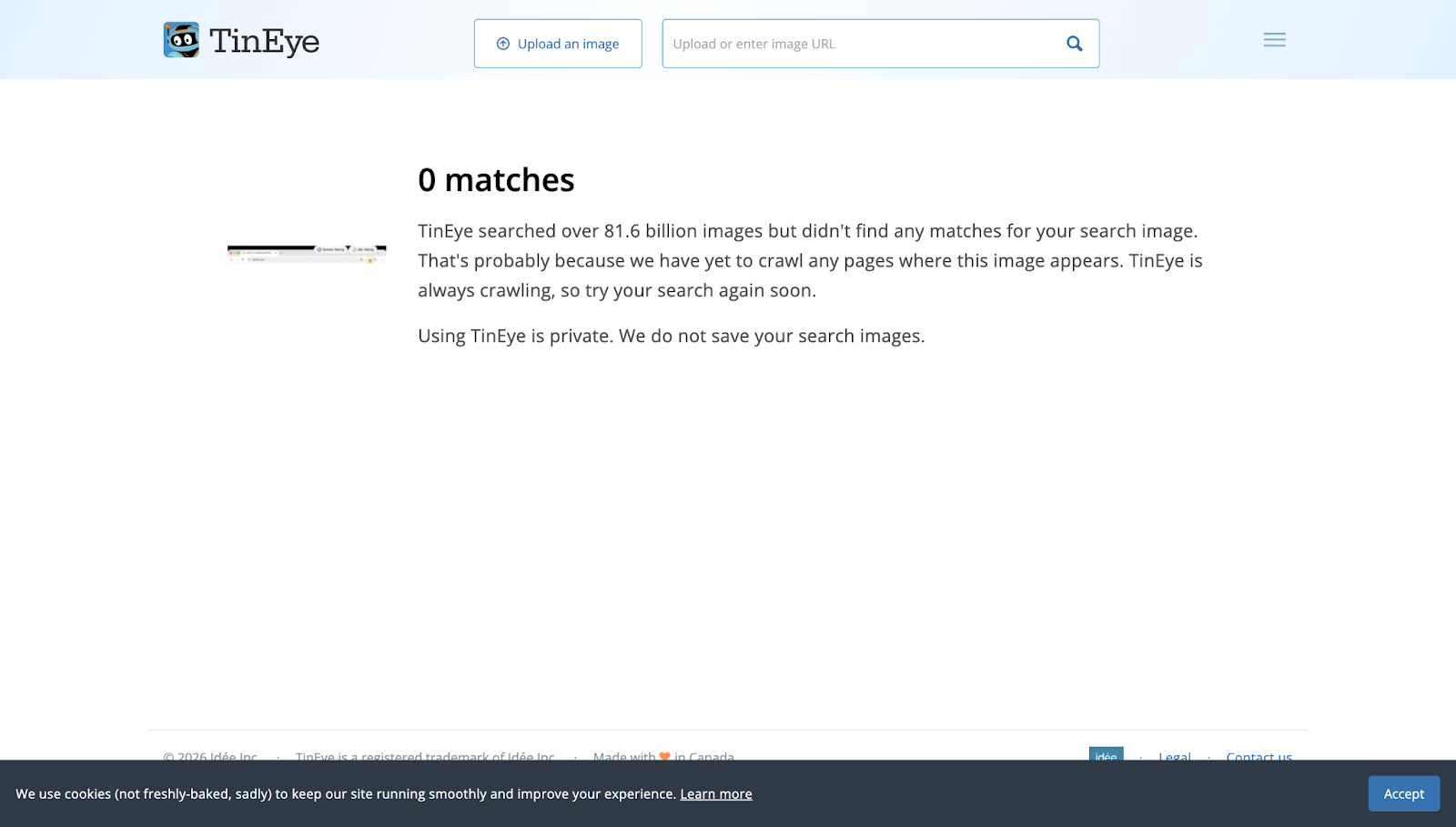 Screenshot: Google reverse image search results showing multiple sites using the same image