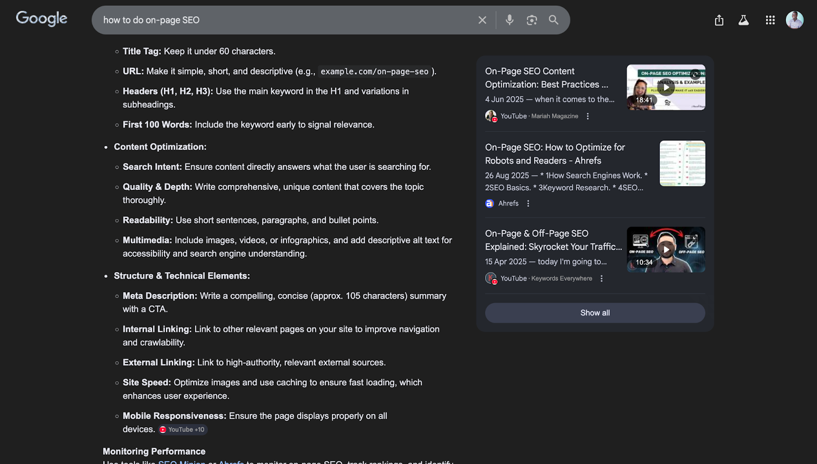 Screenshot: An ordered list featured snippet on Google for a &ldquo;how to&rdquo; query