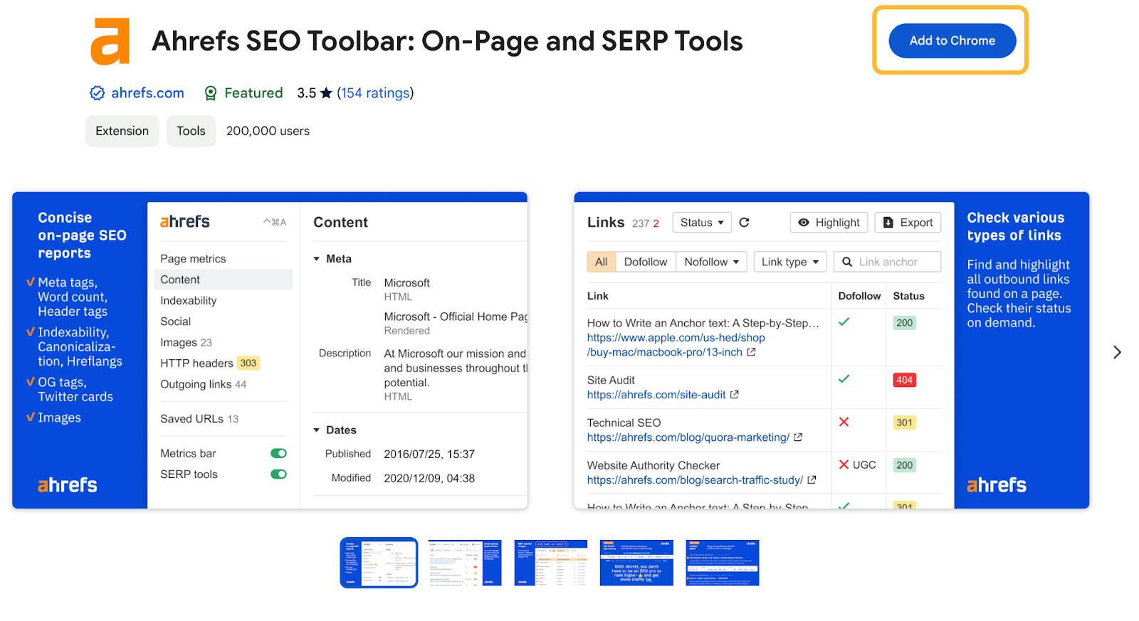 [Screenshot: Google search results with Ahrefs toolbar showing low RD count for top results &mdash; indicating a topic opportunity where your content can compete]