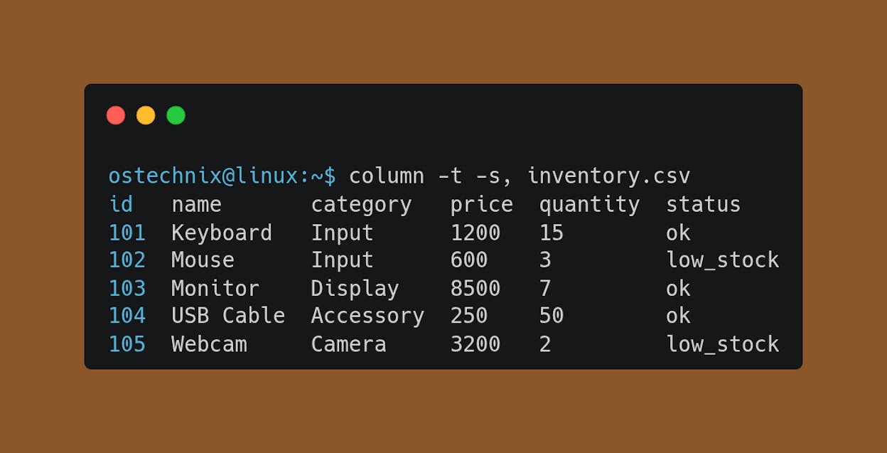 [Screenshot: The CSV file with URLs and the terminal output showing status codes]