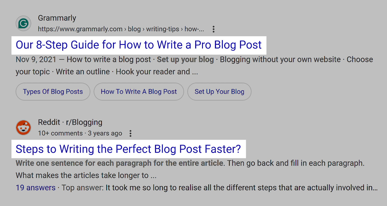 [Screenshot: Side-by-side comparison showing a generic headline &ldquo;SEO Tips&rdquo; vs. an improved headline using the ABC formula]