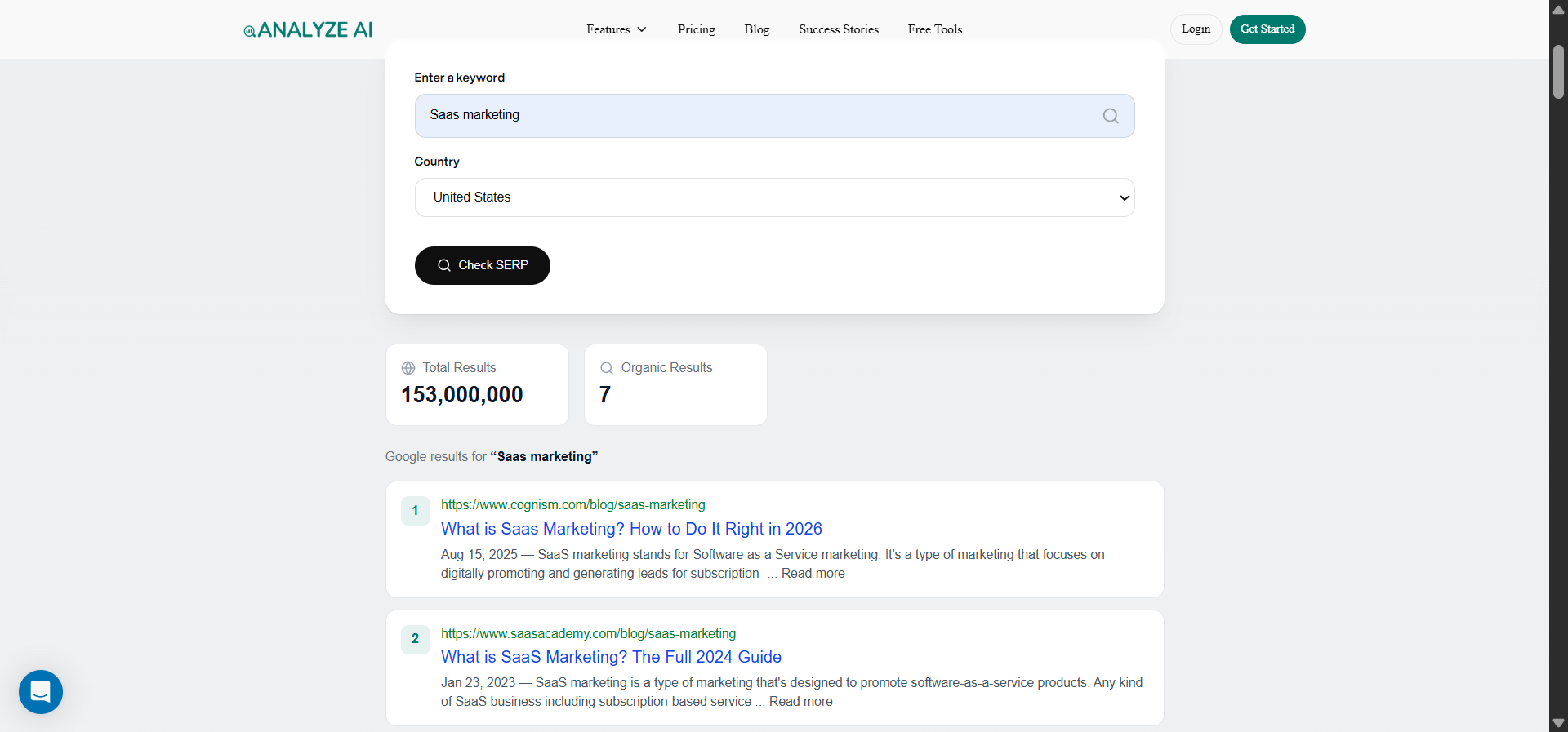 [Screenshot: Competitor SERP analysis showing your brand vs. competitors for a target keyword &mdash; using a SERP checker tool]