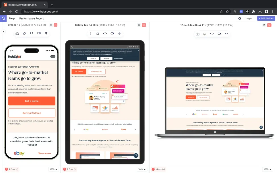 [Screenshot: Side-by-side comparison of a website on desktop vs. mobile, showing how responsive design adapts the same content to different screen sizes]