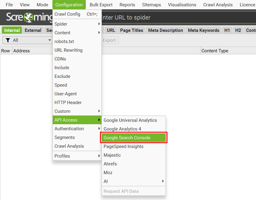 [Screenshot: Screaming Frog or similar crawl tool showing the user-agent dropdown set to &ldquo;Googlebot Smartphone&rdquo; for a mobile crawl]