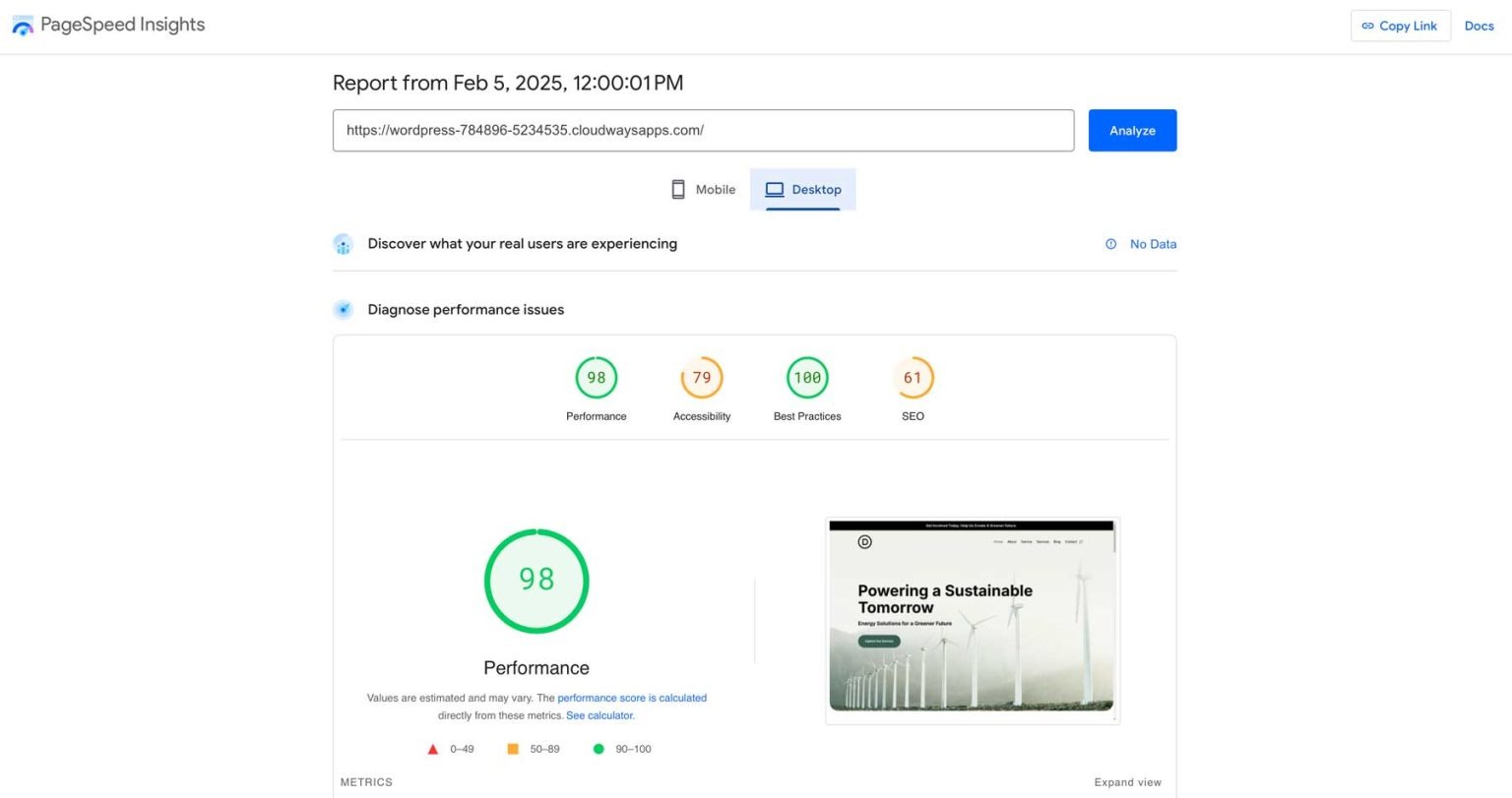 [Screenshot description: PageSpeed Insights Diagnostics panel showing specific recommendations like &ldquo;Serve images in next-gen formats&rdquo; and &ldquo;Reduce unused JavaScript&rdquo;]